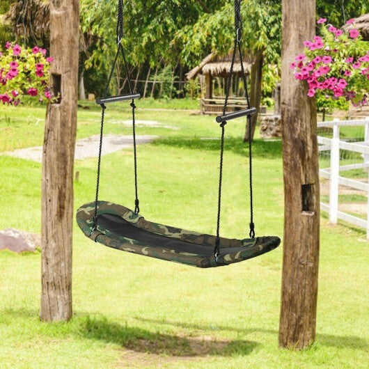 Saucer Tree Swing Surf Kids Outdoor Adjustable Swing Set W2B