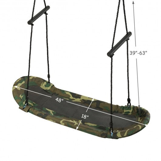 Saucer Tree Swing Surf Kids Outdoor Adjustable Swing Set W2B