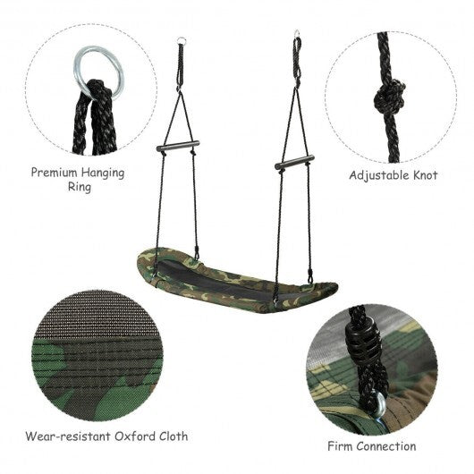 Saucer Tree Swing Surf Kids Outdoor Adjustable Swing Set W2B