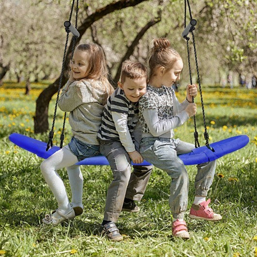 Saucer Tree Swing Surf Kids Outdoor Adjustable Swing Set W2B