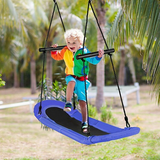 Saucer Tree Swing Surf Kids Outdoor Adjustable Swing Set W2B