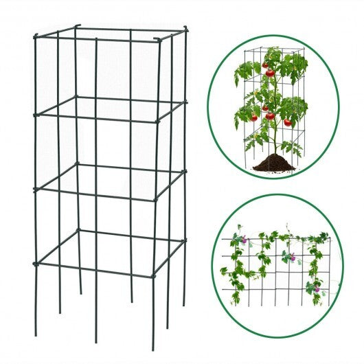 4 Pack Garden Trellis for Climbing Plants for Flower Vegetable W2B