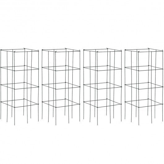 4 Pack Garden Trellis for Climbing Plants for Flower Vegetable W2B