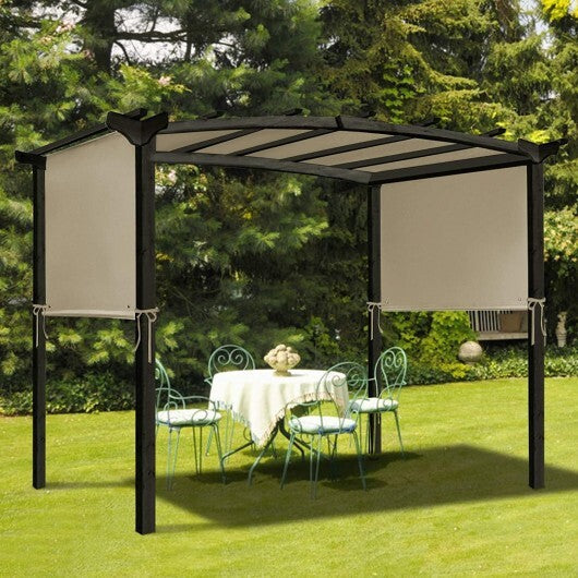 Outdoor Canopy Shade Cover with Copper Grommets & 4 Straps W2B