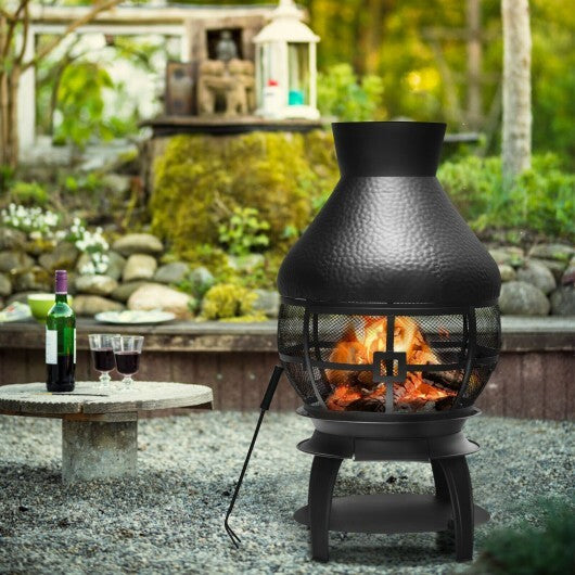 Patio Wood Burning Chimneys Fireplace W2B