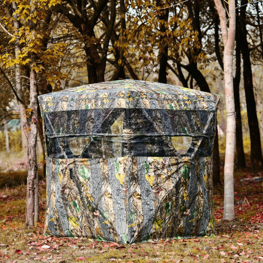 3 Person Portable Surround View Tent with Slide Mesh Window W2B
