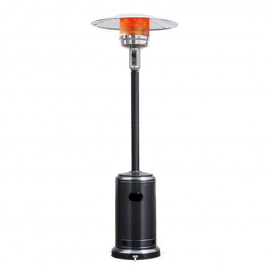 Garden Propane Standing LP Gas Steel Accessories Heater-Silver W2B