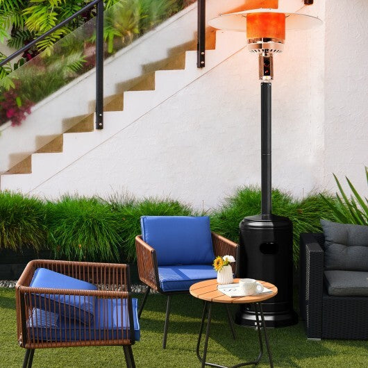 Garden Propane Standing LP Gas Steel Accessories Heater-Silver W2B