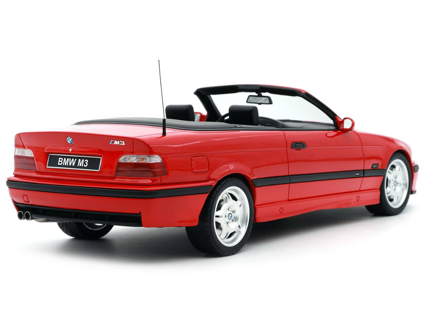 1995 BMW E36 M3 Convertible Bright Red Limited Edition to 2500 pieces Worldwide 1/18 Model Car by Otto Mobile