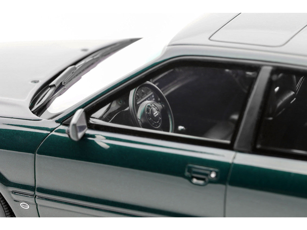 1993 Audi S2 Sedan Emerald Green Metallic Limited Edition to 2000 pieces Worldwide 1/18 Model Car by Otto Mobile-1
