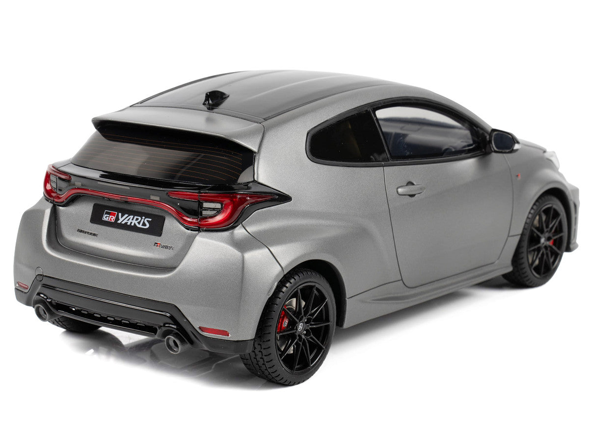 2024 Toyota GR Yaris Precious Metal Gray Metallic Limited Edition to 999 pieces Worldwide 1/18 Model Car by Otto Mobile-3