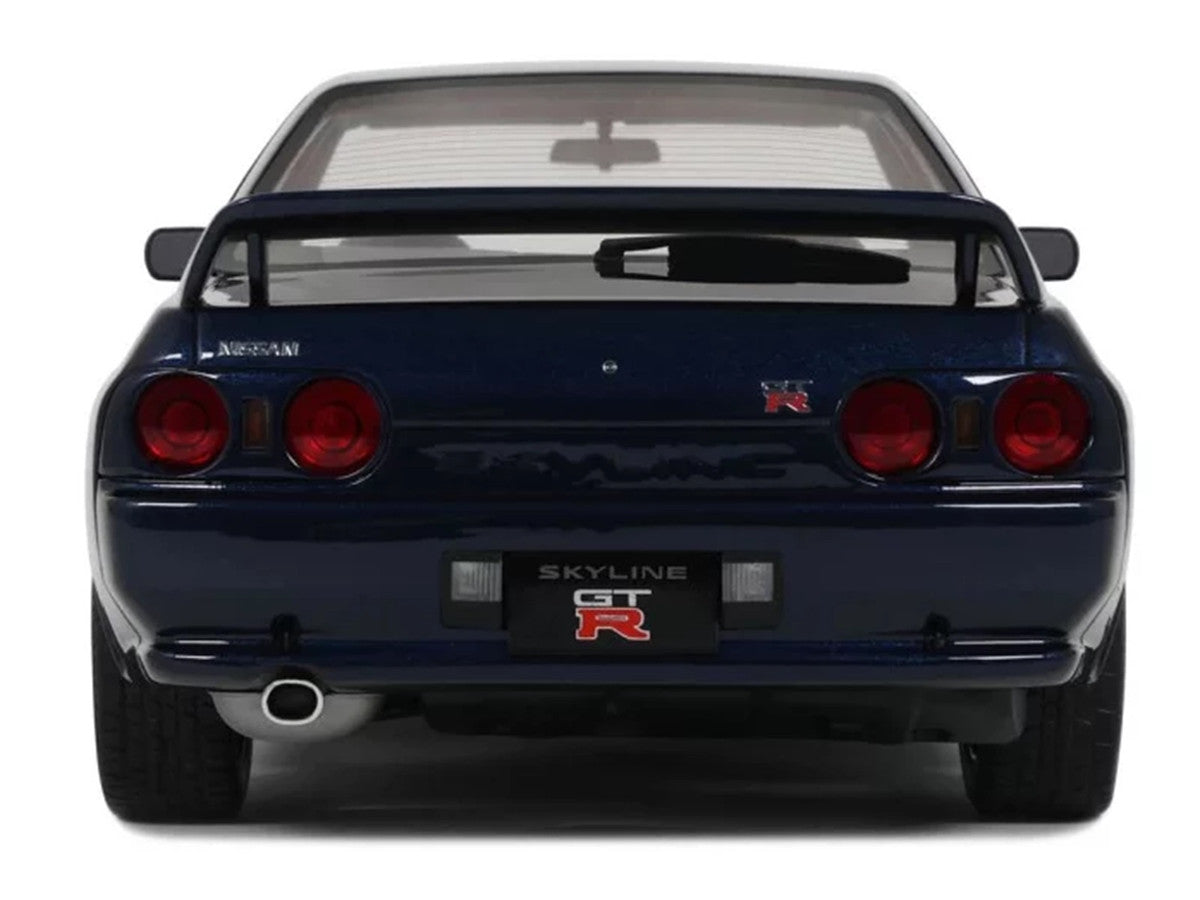 1993 Nissan Skyline GT-R (BNR32) RHD (Right Hand Drive) Dark Blue Pearl Limited Edition to 2000 pieces Worldwide 1/18 Model Car by Otto Mobile-4