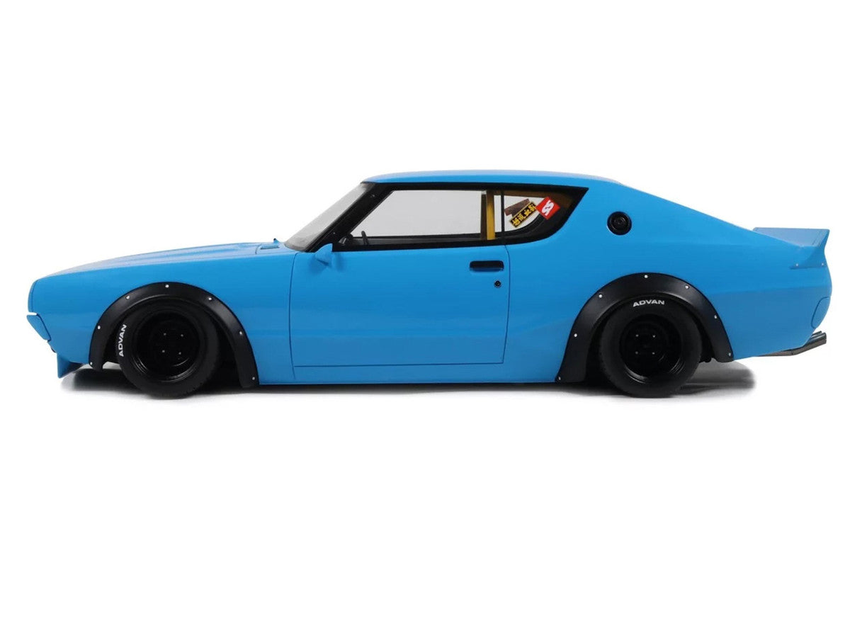 2024 Nissan Skyline 2000 GT-R (KPGC110) "LB-Works" RHD (Right Hand Drive) Blue Limited Edition to 999 pieces Worldwide 1/18 Model Car by Otto Mobile Otto Mobile