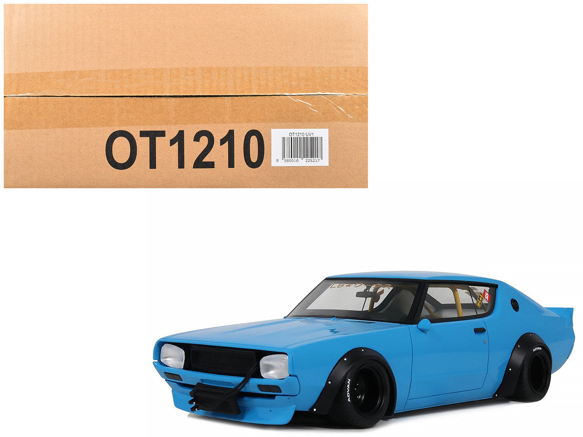 2024 Nissan Skyline 2000 GT-R (KPGC110) "LB-Works" RHD (Right Hand Drive) Blue Limited Edition to 999 pieces Worldwide 1/18 Model Car by Otto Mobile Otto Mobile