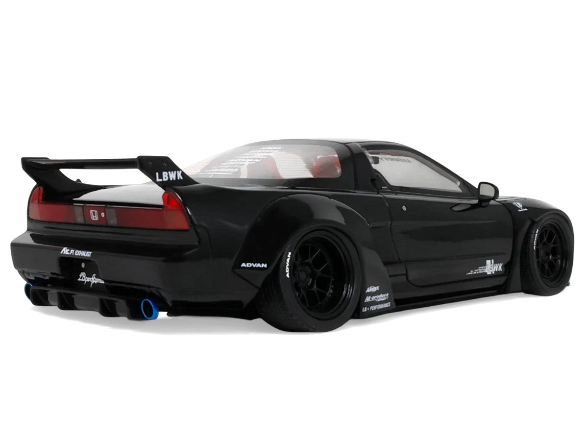 2020 Honda NSX (NA1) LB-Works Black with Red Interior Limited Edition to 2000 pieces Worldwide 1/18 Model Car by Otto Mobile Otto Mobile