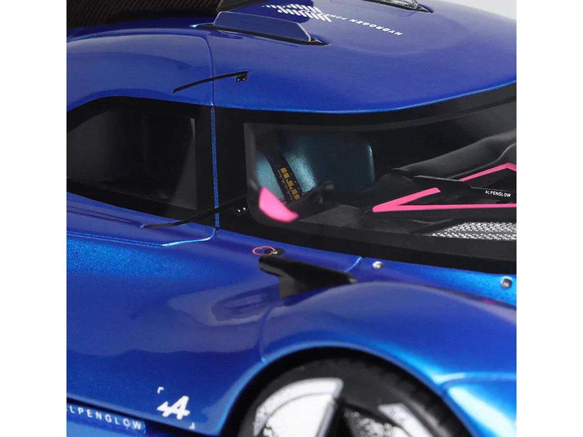 2024 Alpine Alpenglow HY6 Concept Car Specular Blue Metallic 1/18 Model Car by Otto Mobile Otto Mobile