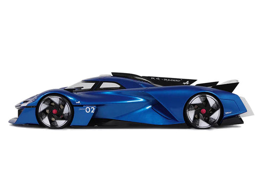 2024 Alpine Alpenglow HY6 Concept Car Specular Blue Metallic 1/18 Model Car by Otto Mobile Otto Mobile