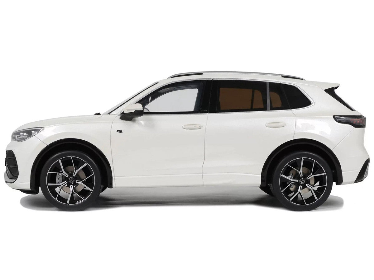 2024 Volkswagen Tiguan E Tsi R-Line Oryx White Pearl Limited Edition to 999 pieces Worldwide 1/18 Model Car by Otto Mobile Otto Mobile