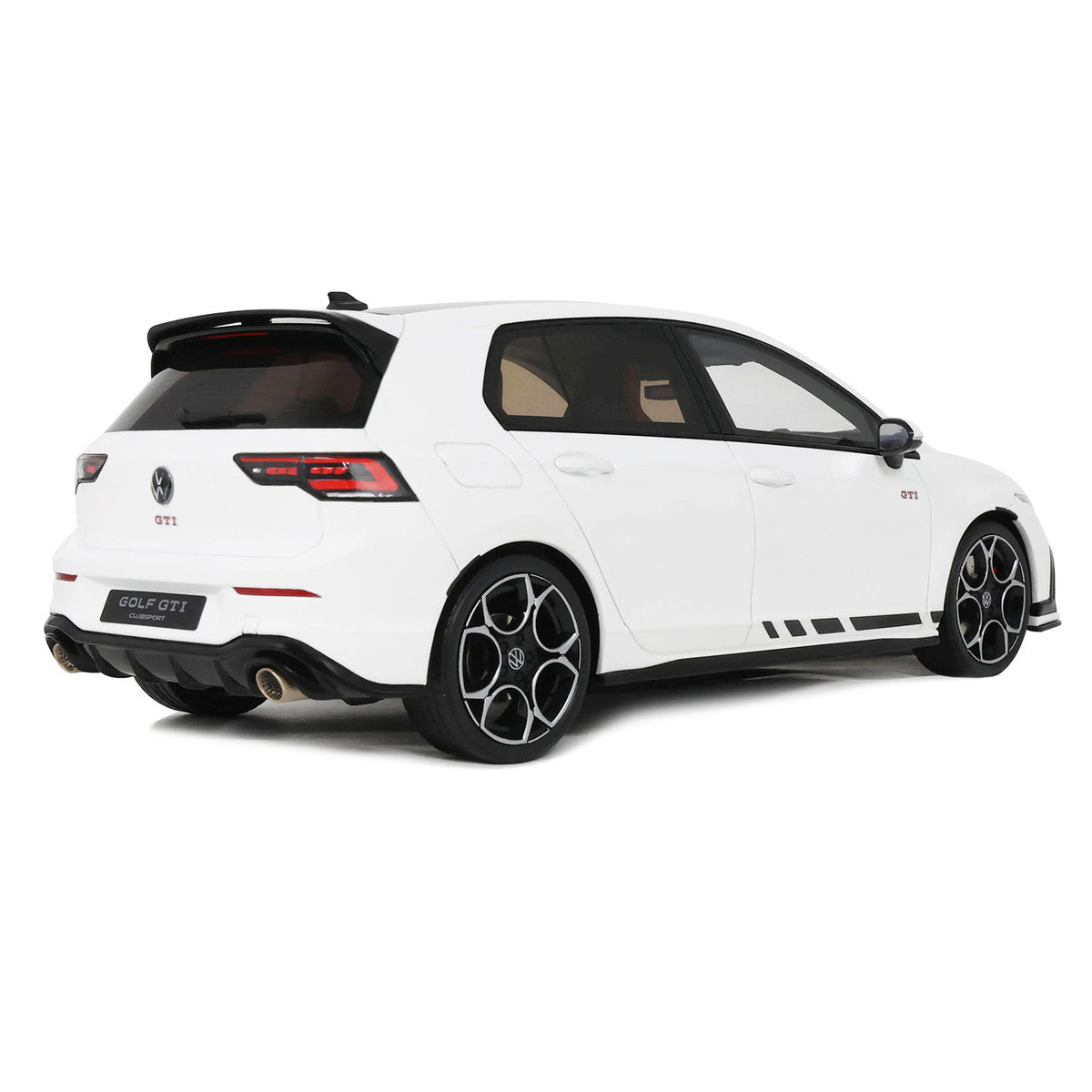 2024 Volkswagen Golf Mk.8 GTi Clubsport Pure White Limited Edition to 999 pieces Worldwide 1/18 Model Car by Otto Mobile Otto Mobile
