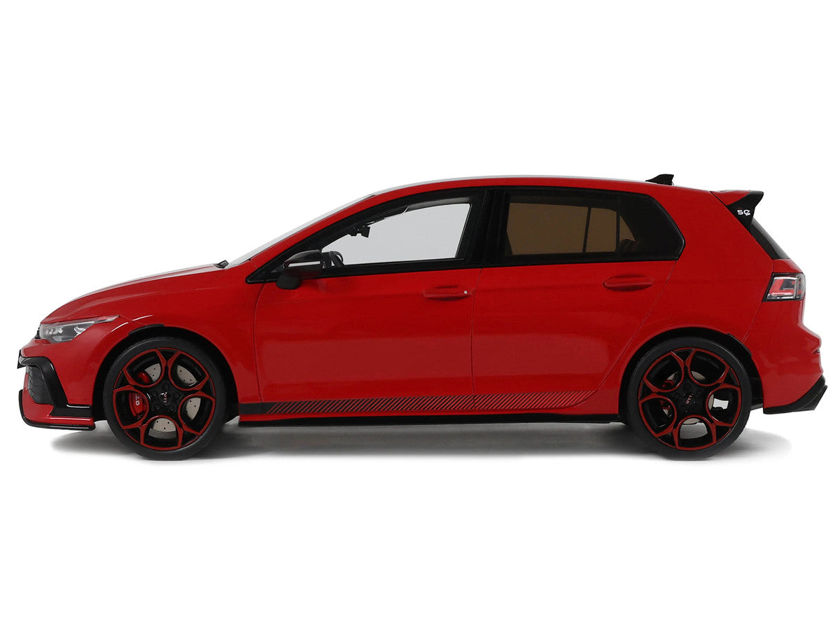 2024 Volkswagen Golf Mk.8 GTi 50th Edition Tornado Red Limited Edition to 999 pieces Worldwide 1/18 Model Car by Otto Mobile Otto Mobile