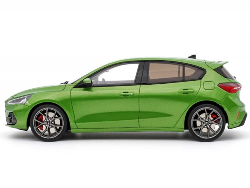 2022 Ford Focus MK5 ST Phase 2 Mean Green Metallic Limited Edition to 2000 pieces Worldwide 1/18 Model Car by Otto Mobile Otto Mobile