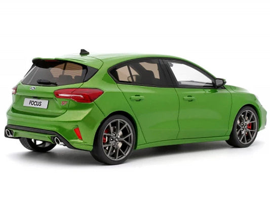 2022 Ford Focus MK5 ST Phase 2 Mean Green Metallic Limited Edition to 2000 pieces Worldwide 1/18 Model Car by Otto Mobile Otto Mobile