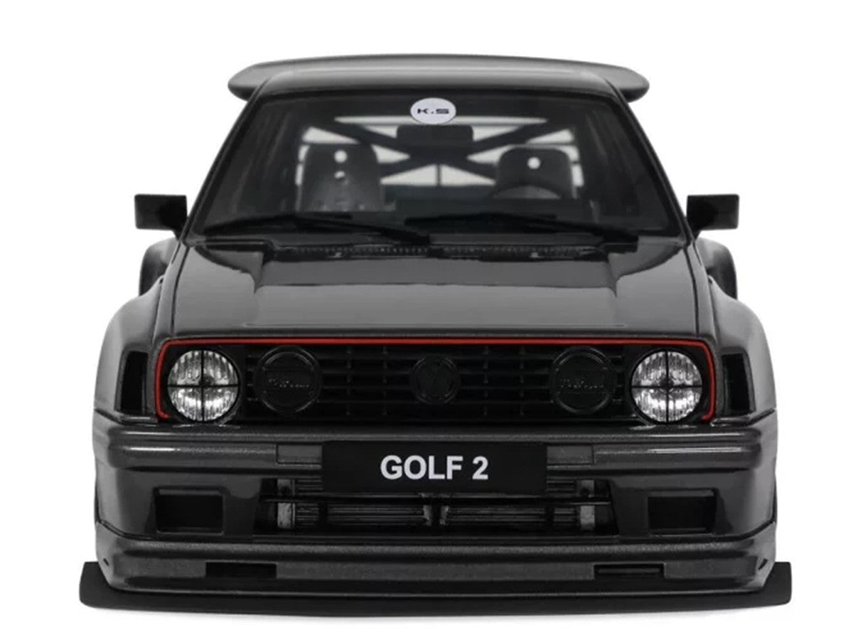 2021 Volkswagen Golf II GTI by Khyzyl Saleem Ascot Gray Metallic Limited Edition to 3000 pieces Worldwide 1/18 Model Car by Otto Mobile-4