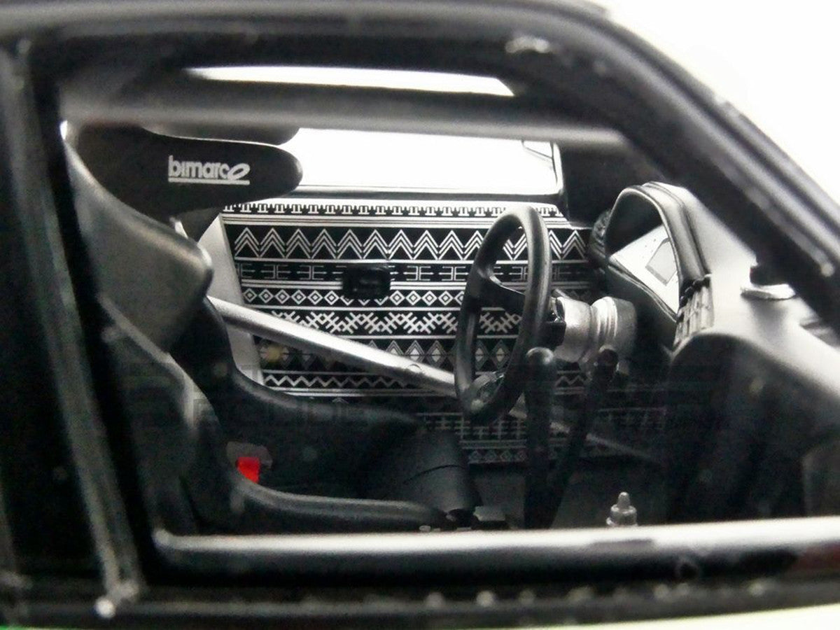 2023 BMW E30 V8 Drift "Red Bull Driftbrothers" Blue and Silver with Graphics Limited Edition to 3000 pieces Worldwide 1/18 Model Car by Otto Mobile Otto Mobile