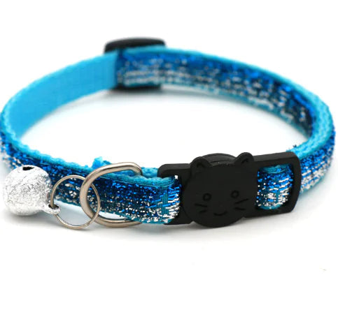Adjustable Colorful Cat Collar with Bell for Pets Best YouTube Store