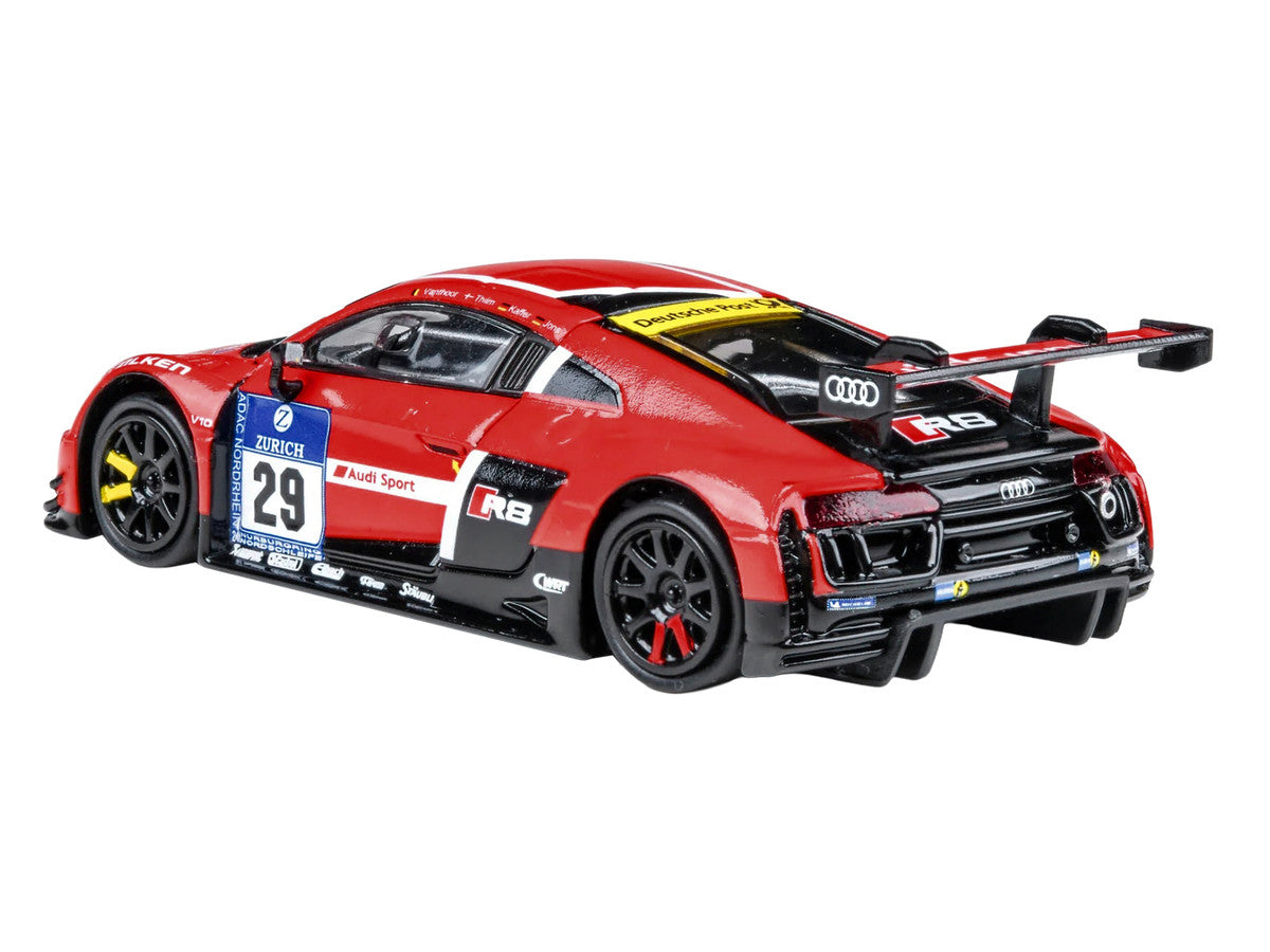 Audi R8 LMS #29 Nicki Thiim - Christer Jons - Pierre Kaffer "Audi Sport Team WRT" "24 Hours of Nurburgring" (2015) 1/64 Diecast Model Car by Paragon Models-1