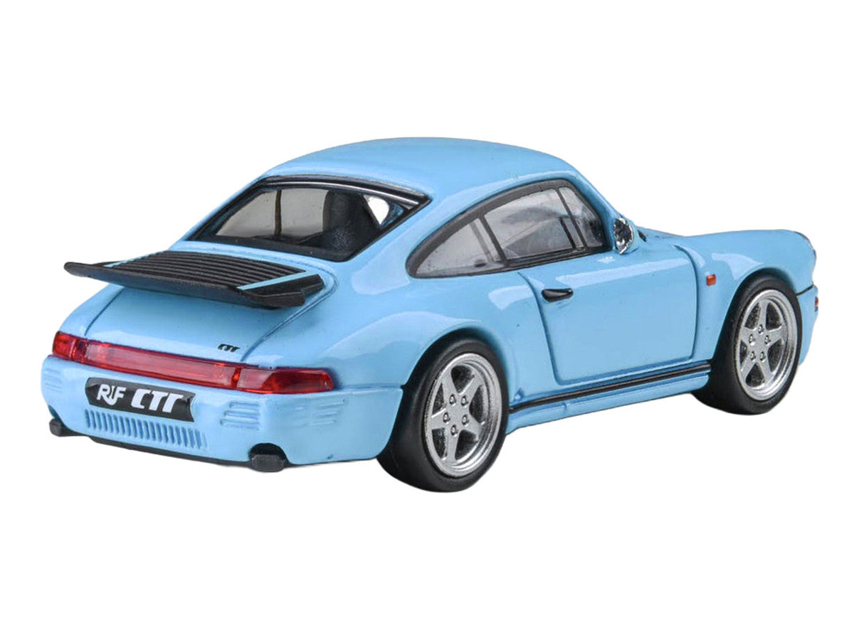 1987 RUF CTR Gulf Blue 1/64 Diecast Model Car by Paragon Models Paragon