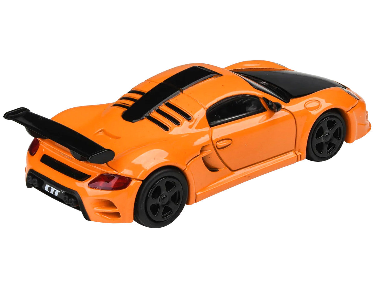 2012 RUF CTR3 Clubsport Orange with Black Hood 1/64 Diecast Model Car by Paragon Models Paragon