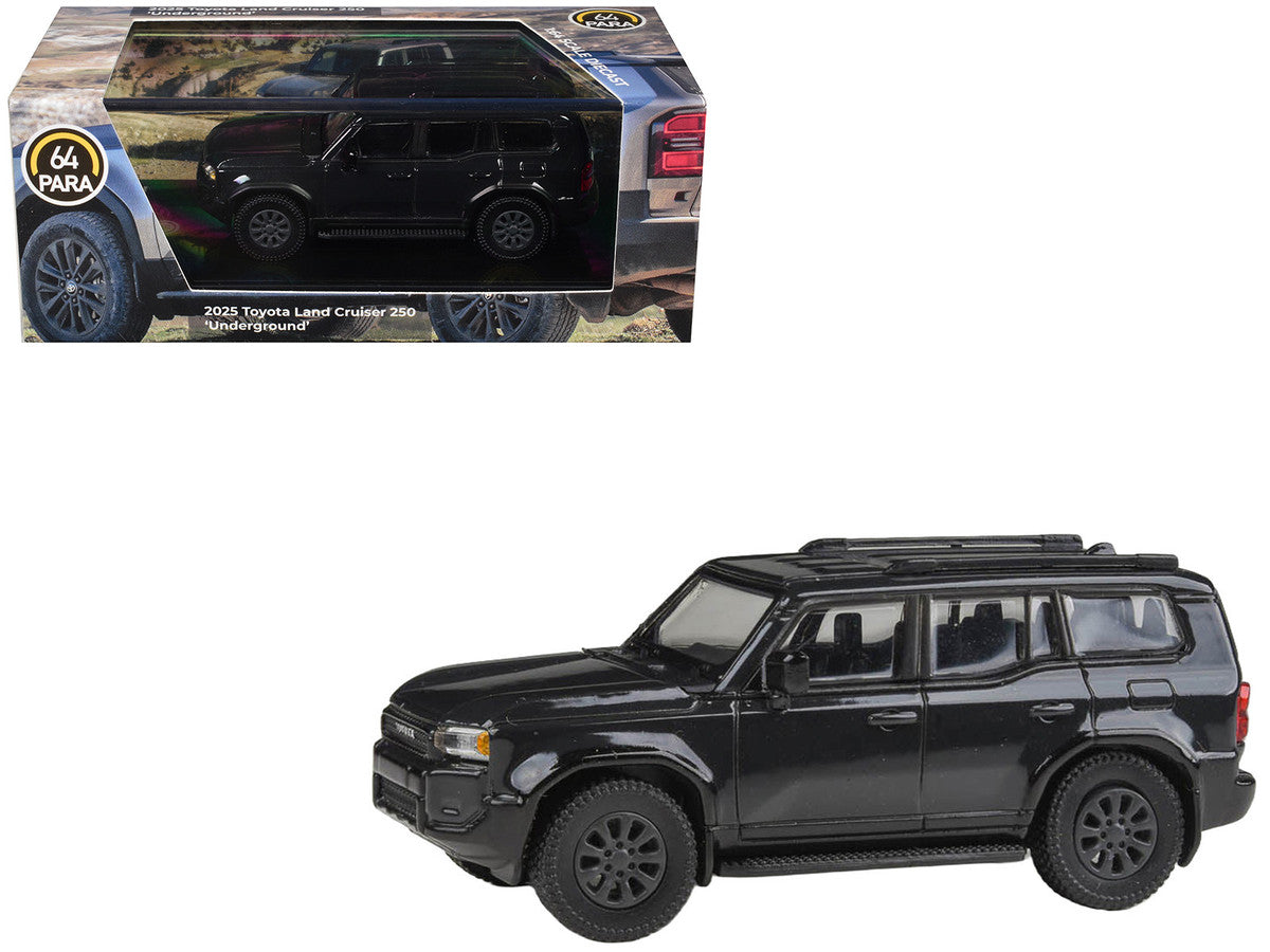 2025 Toyota Land Cruiser 250 "Underground" Black 1/64 Diecast Model Car by Paragon Models Paragon