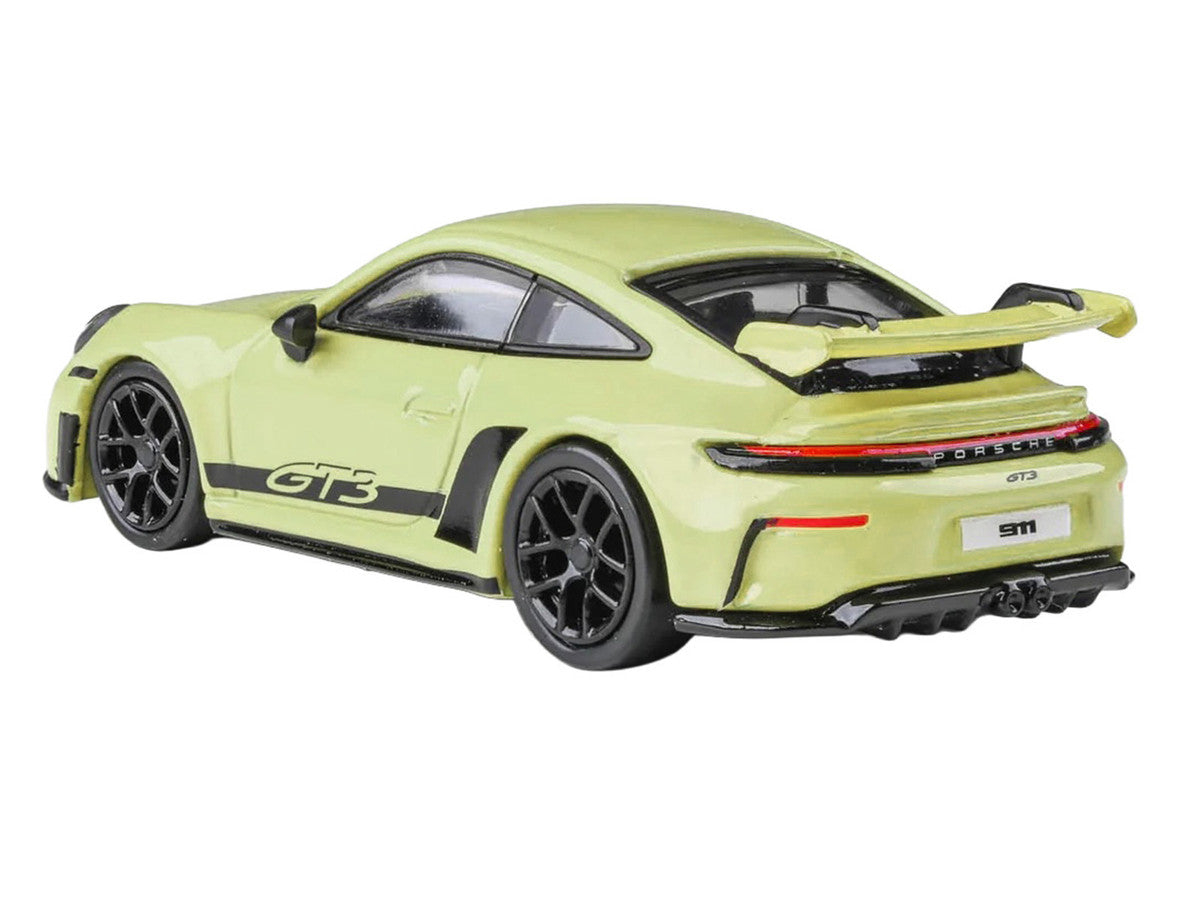 2025 Porsche 911 GT3 (992.2) Cartagena Yellow with Black Stripes 1/64 Diecast Model Car by Paragon Models Paragon