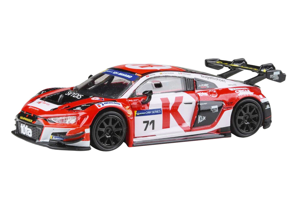 Audi R8 LMS GT3 EVO II #71 Arunas Geciauskas - Nicola Michelon - Tim Muller "Juta Racing" "12 Hours of Misano" (2025)  1/64 Diecast Model Car by Paragon Models Paragon