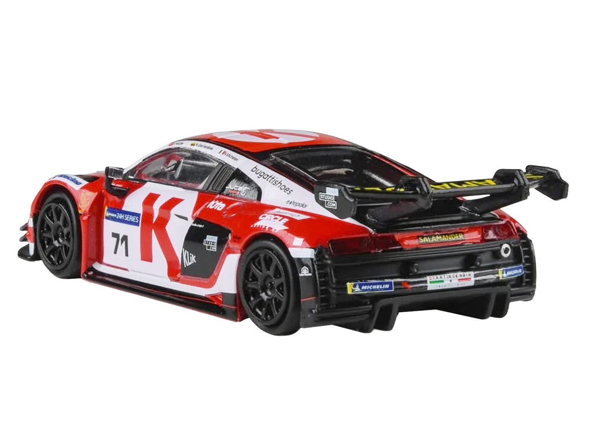 Audi R8 LMS GT3 EVO II #71 Arunas Geciauskas - Nicola Michelon - Tim Muller "Juta Racing" "12 Hours of Misano" (2025)  1/64 Diecast Model Car by Paragon Models Paragon