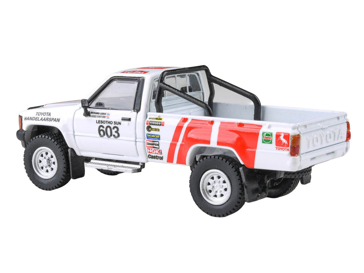Toyota Hilux Pickup Truck #603 Kassie Coetzee - Richard Leeke Winner "Roof of Africa" (1993) 1/64 Diecast Model Car by Paragon Models Paragon