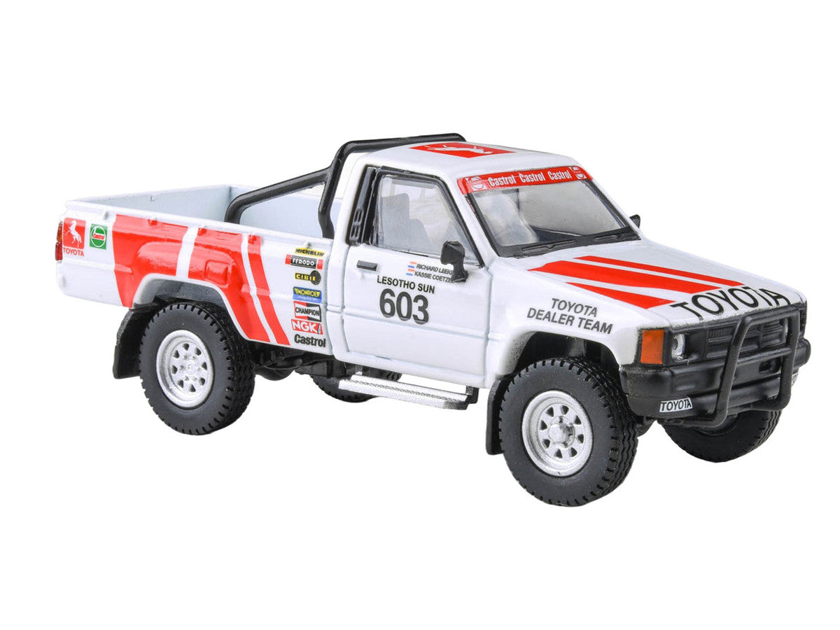 Toyota Hilux Pickup Truck #603 Kassie Coetzee - Richard Leeke Winner "Roof of Africa" (1993) 1/64 Diecast Model Car by Paragon Models Paragon
