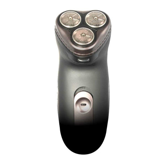 Vivitar 3-Head Rotary Rechargeable Cordless Shaver Contours to Face Chin and Jaw W2B
