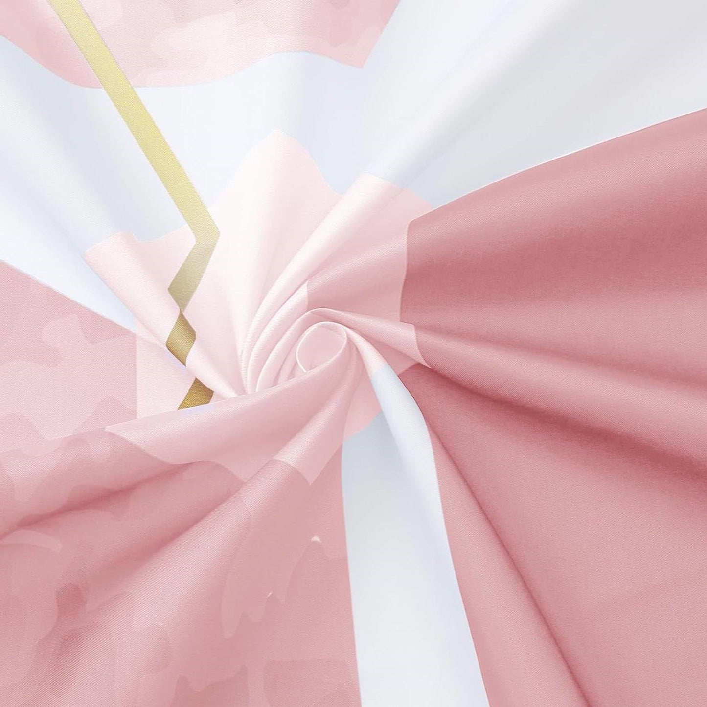 72"W x 78"H Abstract Pink Geometric Polyester Shower Curtain FastFurnishings