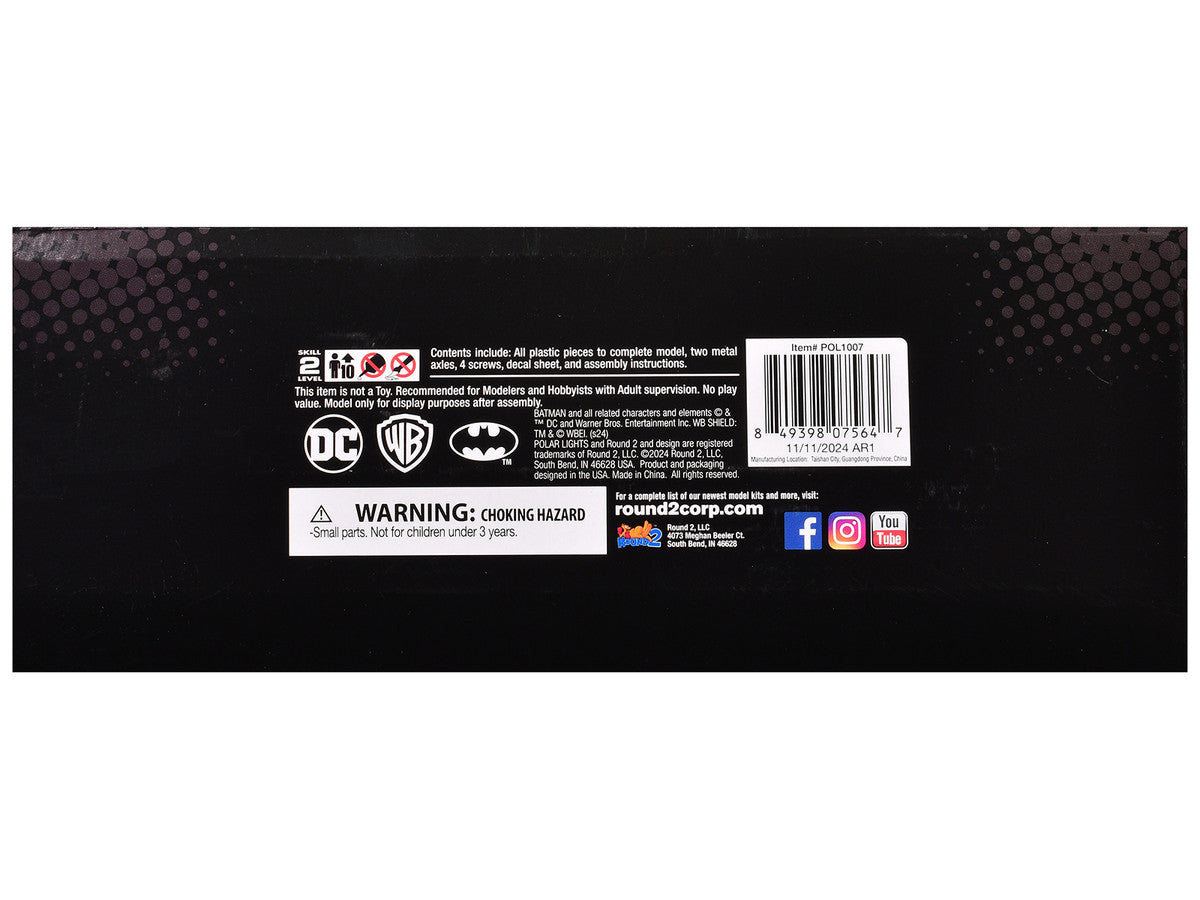 Skill 2 Model Kit Batmobile "Batman" (1966-1968) TV Series 1/25 Scale Model by Polar Lights Polar Lights