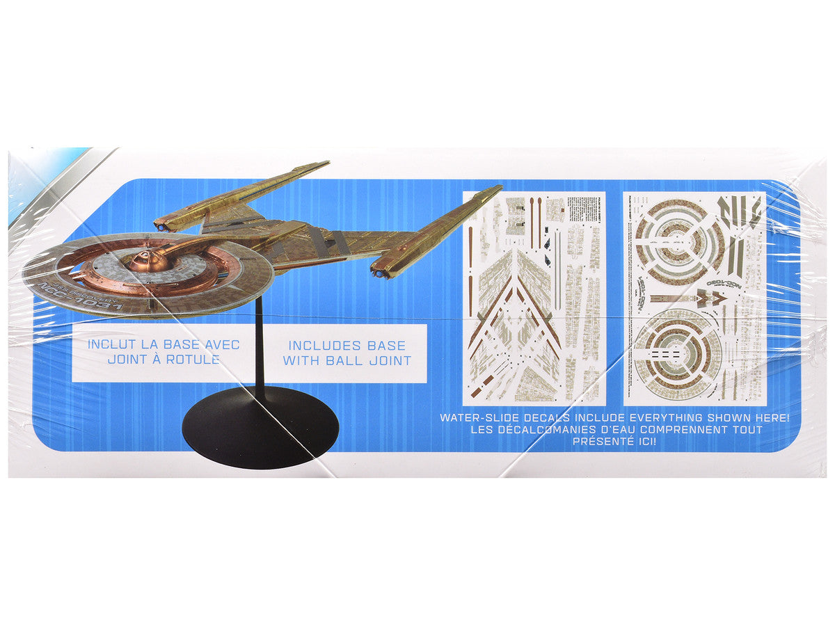 Skill 2 Snap Model Kit U.S.S. Discovery NCC-1031 Spacecraft "Star Trek: Discovery" (2017-2024) TV Series 1/2500 Scale Model by Polar Lights Polar Lights