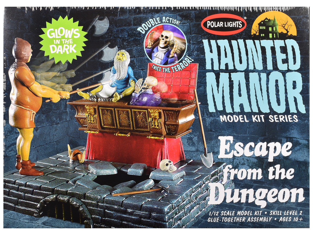 Skill 2 Model Kit Haunted Manor "Escape from the Dungeon" Diorama Set 1/12 Scale Model by Polar Lights Polar Lights