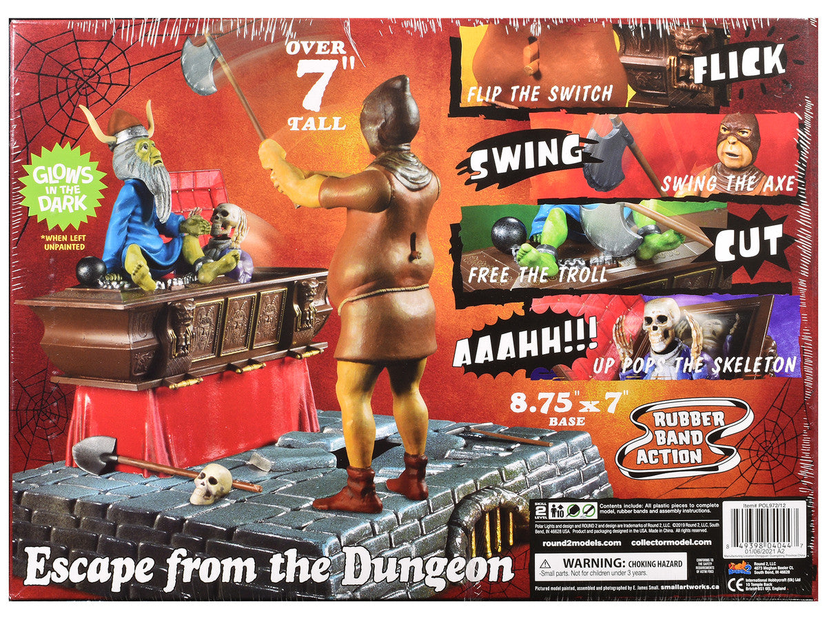 Skill 2 Model Kit Haunted Manor "Escape from the Dungeon" Diorama Set 1/12 Scale Model by Polar Lights Polar Lights
