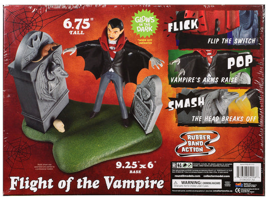 Skill 2 Model Kit Haunted Manor "Flight of the Vampire" Diorama Set 1/12 Scale Model by Polar Lights Polar Lights