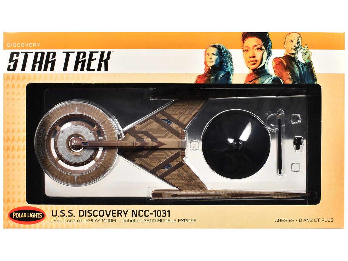 U.S.S. Discovery NCC-1031 Spacecraft "Star Trek: Discovery" (2017-2024) TV Series 1/2500 Scale Model by Polar Lights Polar Lights
