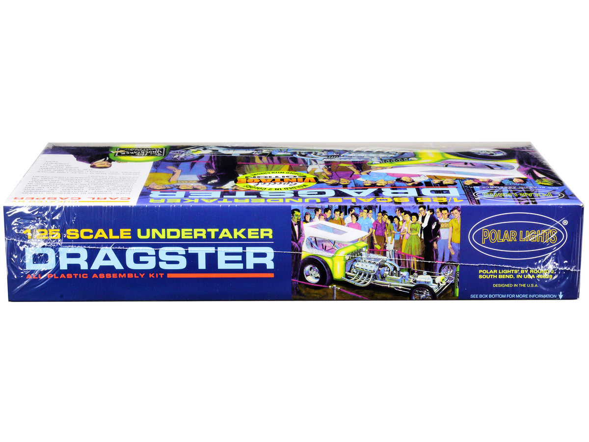 Skill 2 Model Kit Undertaker Dragster by Carl Casper 1/25 Scale Model by Polar Lights Polar Lights