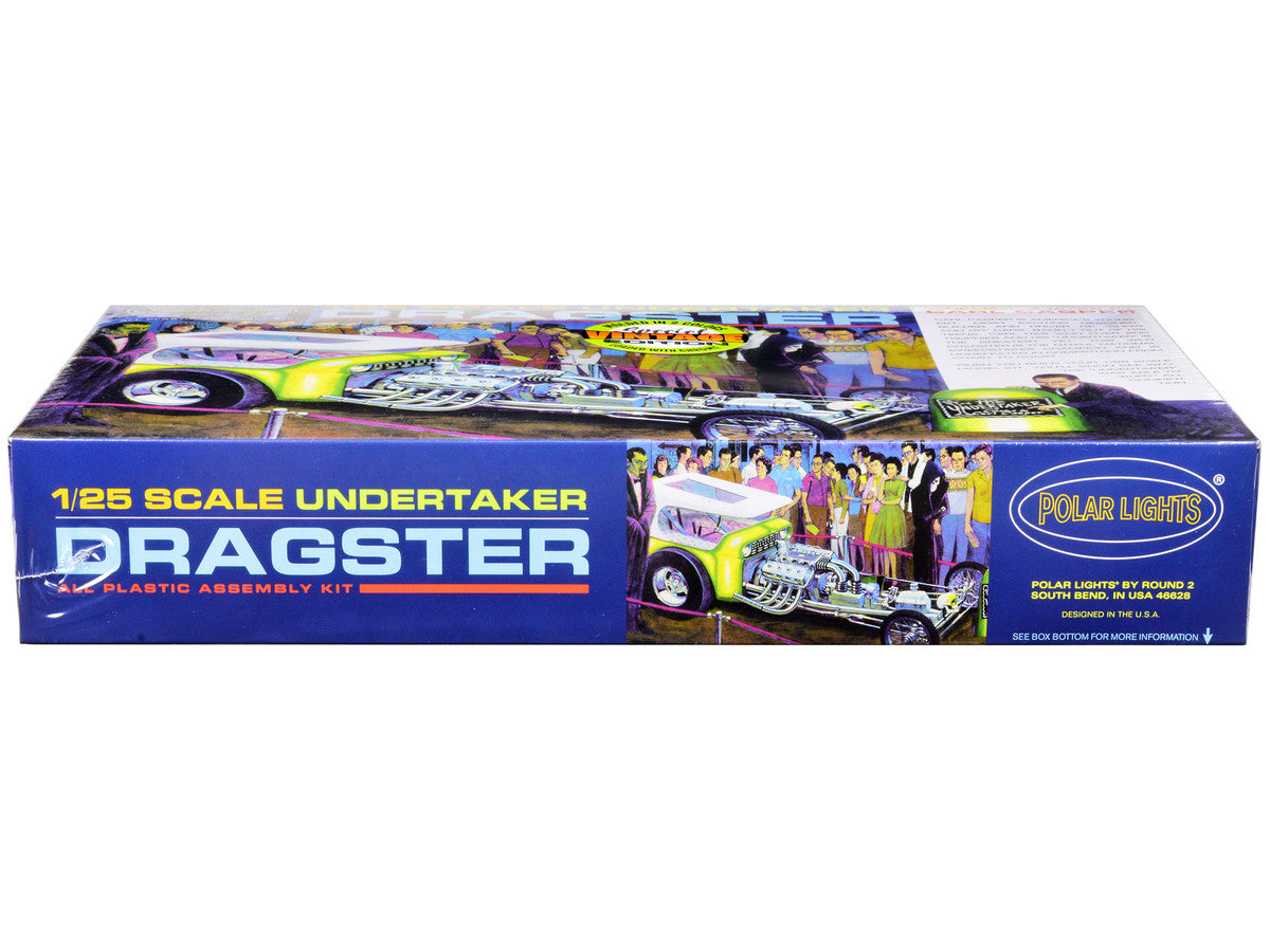 Skill 2 Model Kit Undertaker Dragster by Carl Casper 1/25 Scale Model by Polar Lights Polar Lights