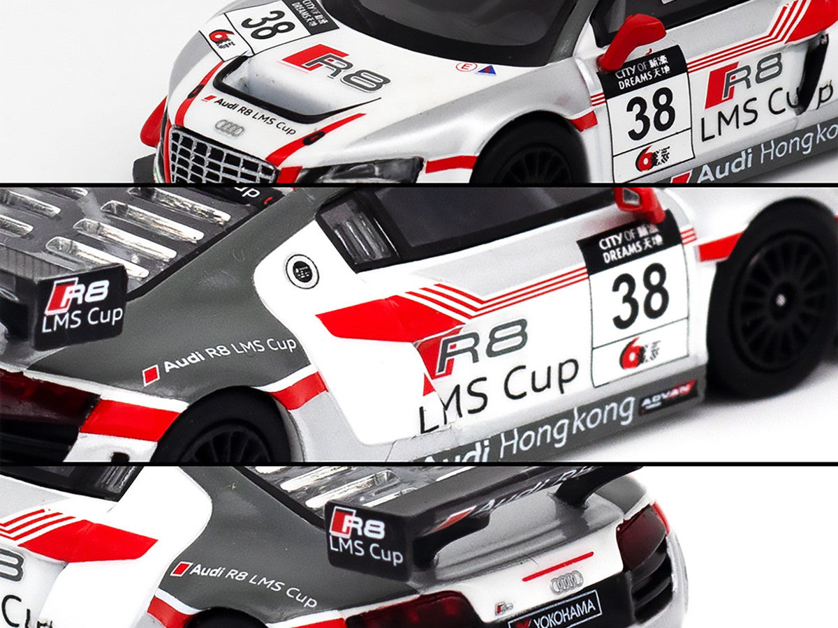 Audi R8 LMS #38 Marchy Lee "Macau GT Cup" (2013) 1/64 Diecast Model Car by Pop Race Pop Race