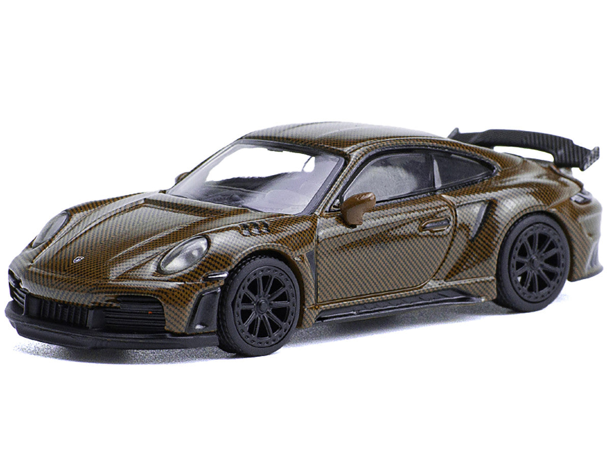 992 Stinger GTR Brown Carbon 1/64 Diecast Model Car by Pop Race Pop Race
